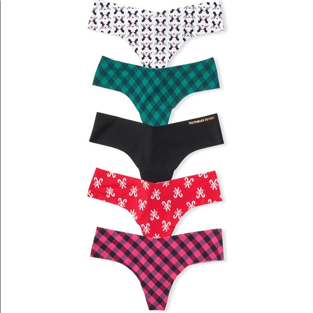 Victoria’s Secret Christmas No-Show Thong Panties